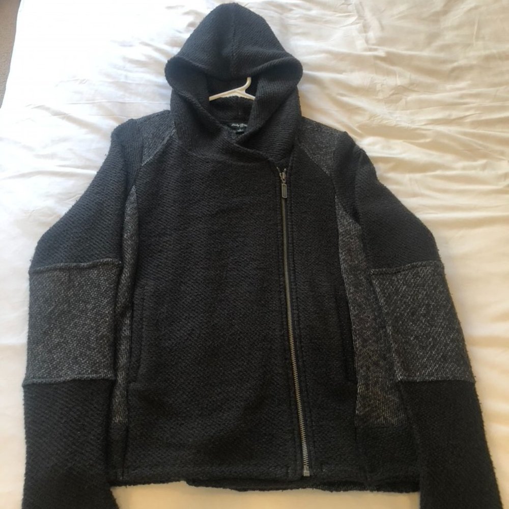 New Lucky Brand asymmetrical zip hoodie - Womens L